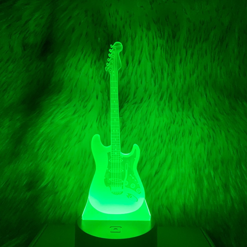 The Man In Black Show 3D LED Guitar Lamp - Picture 4 of 8
